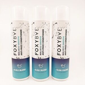 FoxyBae 3 PACK Maliboo Smooth Anti Frizz Conditioner 12 oz Exp 07/2027 SEALED